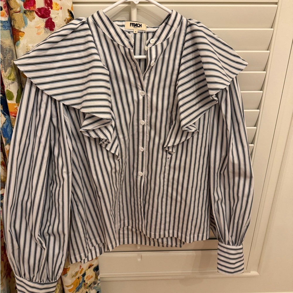 FRNCH ruffle blouse - Picture 2 of 4